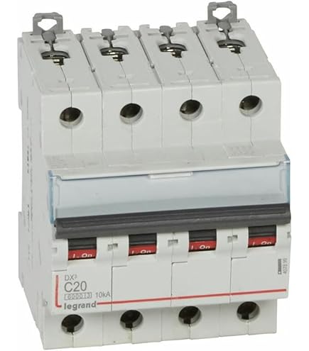 411149 Disjoncteur Différentiel Monobloc DX³6000 10kA Arrivée Haute Et Depart Bas A Vis 2p 230v A 400v 10a Typeac 10ma