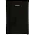 Cookology UCFR130 Undercounter Freestanding Fridge 130 Litre Capacity, Features an Adjustable Temperature Control and Legs and Reversible Door - In Black