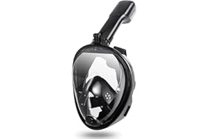 Vitare Snorkel Mask for Adults and Kids, Full Face Snorkel Mask, 180° Wide View Diving Mask, New Breathing System Snorkel Set with Detachable Camera Mount, Scuba Mask