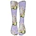 Produktbild Rabbit Easter Friends Purple Compression Socks For Men & Women - BEST For Running, Nurses, Shin Splints, Flight Travel, Skiing & Maternity Pregnancy - Boost Athletic Stamina & Recovery