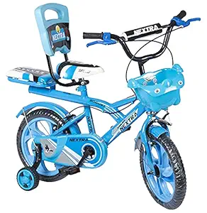 Speed Bird 14-T Robust Double Seat Bicycle Baby Cycle for Boys & Girls Age Grope 2-5 Years, (Blue)