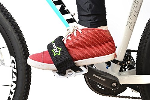 RockBros 1 par correas de pedal de bicicleta pedal Toe Clips Straps c