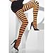 Produktbild Smiffys, Fever, Damen Blickdichte Strumpfhose, Gestreift, One Size, Schwarz-Orange, 42761
