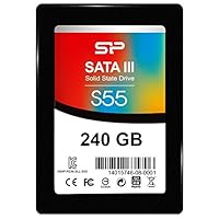 Silicon Power SP240GBSS3S55S25 SSD 240GB (6,4 cm (2,5 Zoll), SATA III, S5) schwarz