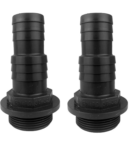 Well2wellness Raccordo A T Con 3 Attacchi Filettati 1 1/2'' E 3 Beccucci Per Tubo 32-38 Mm Con O-Ring
