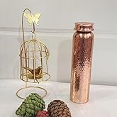 Vintage Tasarım 700 ml Bakır Matara &ndash; Sağlıklı & Şık