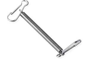 MISUVRSE Spring with 2 Clips Used Singly or in Combination to Hold Rabbit Water Dispenser Drinking Bottle for Small Animals