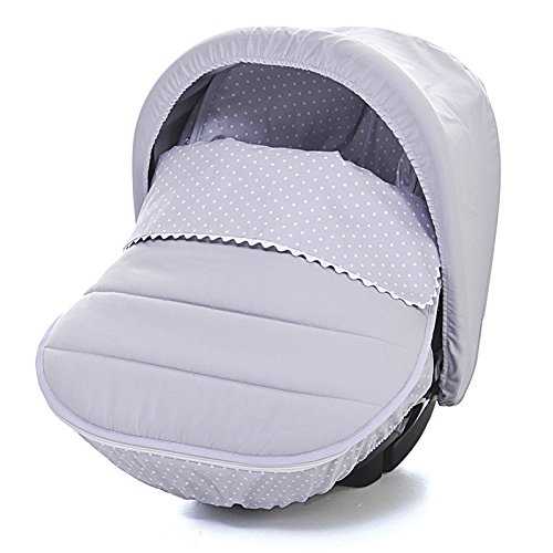 Saco para grupo 0 Dalia color gris de Bolín Bolón