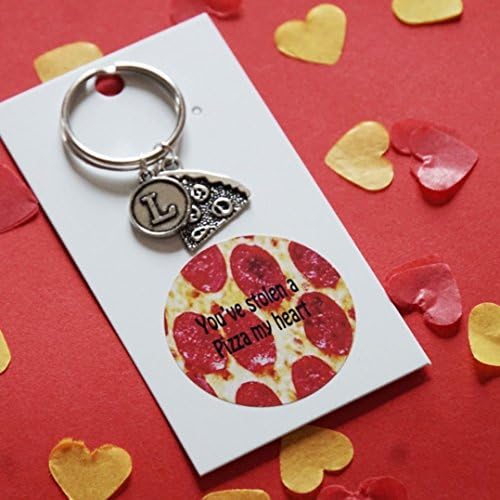 Pizza My Heart, Pizza Keychain, BFF Gifts, Pizza Party, Best Friend Gift