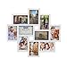 Produktbild Smartfox Bilderrahmen Fotorahmen Collage für 10 Bilder im Format 10x15 cm in Weiß