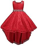 AGOGO Mädchen Blumenmädchenkleid, Kinder Lace...