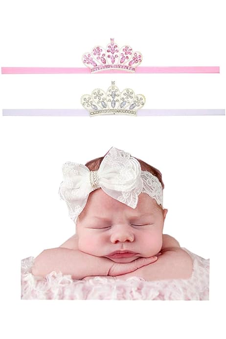 Cotone Fiocco Fasce Capelli Neonata Cotone Morbido Con Fiocchi