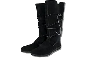 Leonardo Carbone Mittelalter Herrenstiefel mit Gummisohle