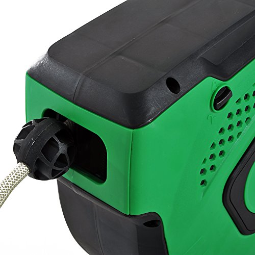 Outsunny® Automatischer Schlauchtrommel Schlauchaufroller Druckluft Aufroller Schlauch 11/20 m (Modell1/ 11m) - 7