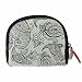 Produktbild TheStyleAssistant „GIN“ Kosmetiktäschchen Paisley Muster Etui klein mini für die Handtasche, Kosmetiktasche Pouch Geldbörse SUNSET EDITION, P-F17-01