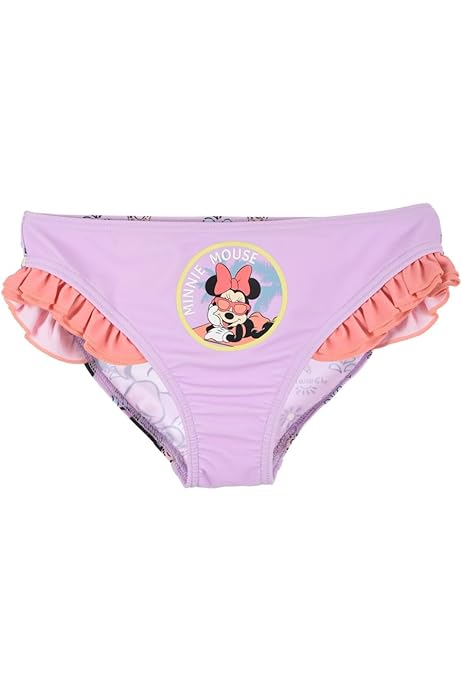 Costume Da Bagno Bimba Minnie Mouse - Due Pezzi Blu E Rosa, Licenza Disney - Foto 7