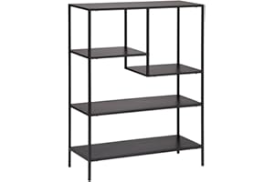 ATMOSPHERA CREATEUR D'INTERIEUR Atmosphera - Étagère Gota - 5 étages - métal - Noir - 75x100 cm