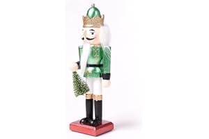 ‎HAUCOZE HAUCOZE Nussknacker Figuren Skulptur Weihnachten Dekor Geschenk Modern Statue Arts Wohnzimmer Kunst Polyresin Ornament 25cm