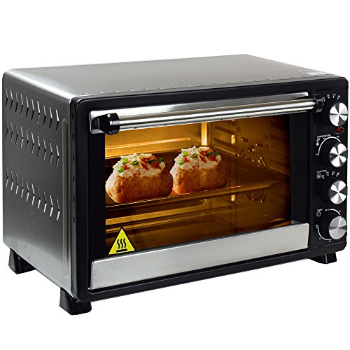 Syntrox Germany 30 Liter Mini Stand Backofen mit Umluft und Drehspieß Miniofen Minibackofen Pizzaofen - 6