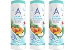 Astonish Shake & Fresh Carpet Freshener, Eliminates Odours, Tropical Breeze, 3 x 350g