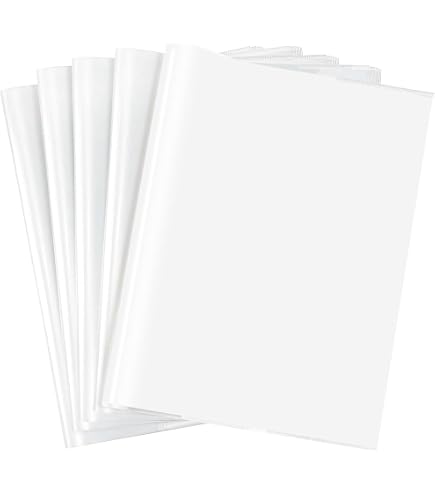 Protège-livres Transparents Auto-adhésifs - Format 16K (19.5x26cm) - Matériau PP Imperméable, Ajustable En épaisseur - Pour Manuels Scolaires, Cahiers
