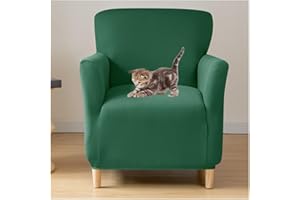 UYEOCO Copripoltrona 1 Posto con Braccioli Relax Reclinabile Universale Copri Poltrona Elasticizzato Lavabile Rimovibile Fodera per Poltrona Poltroncine Relax Copertura per Poltrona Elettrica Reclinabile ( C