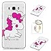 Produktbild Hülle Galaxy J7 2016 TPU schutz silikonhülle, niedlichen cartoon bild transparent handy Hülle für Samsung Galaxy J7 2016 J710 + schlüsselanhänger (* / 165) (6)