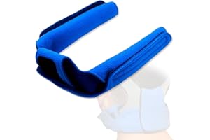 JYNVO Almohada Cervical para CPAP, Funda para Mascarilla CPAP, Almohada Cervical Universal para Mascarilla de Apnea del Sueño, Almohadillas Suaves y Transpirables para Aliviar la Presión
