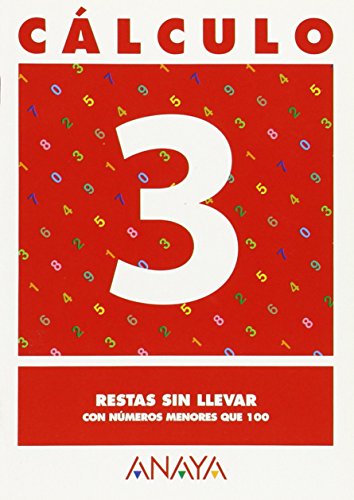 Cálculo 3 Restas sin llevar