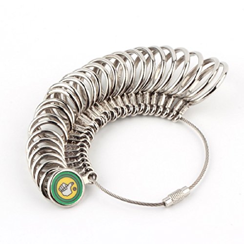 Ring Größe Stick Finger Spur Ring Dorn Sizer 1Set Schmuck Meßwerkzeugs - 4