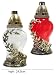 Produktbild 2x Kerze Grablichter Grabschmuck Grablampe Grablaterne Grablicht Grableuchte Memory ZSB 25cm