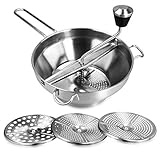 Imprescindible: Este accesorio de cocina manual, fabricado en acero inoxidable de calidad, no puede faltar en la cocina de cualquier chef que se precie. Úsalo junto con un chino para cocinar deliciosos platos.
