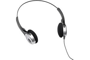 Grundig Digta 565 Supra-aural Bandeau Noir, Argent - Casques (Supra-aural, Bandeau, Avec fil, 95 dB, 2,6 m, Noir, Argent)