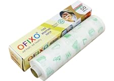 OFIXO Food WRAP Multipurpose Food Wrapping Paper | 50 Meter | Perfect Premium Food Wrapping Paper for Cooking, Baking, Packin