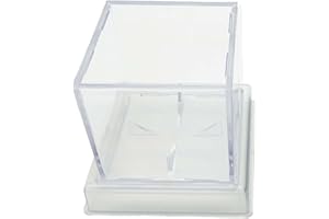 JISADER Boîte de Baseball en Acrylique Transparent Support de Baseball Balle de Tennis Protéger Présentoir de Boîte de Rangement