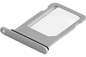 ICONIGON Ersatz für iPhone 7 Plus SIM-Kartenhalter inkl. Dichtung (Silber)