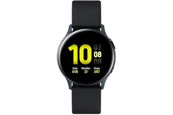 Samsung - Montre Galaxy Watch Active 2 Bluetooth - Aluminium 40 mm - Noir Aqua- Version Française