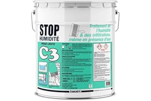PRO COM Enduit d'étanchéité, enduit de cuvelage, murs, maçonnerie, sous-sols, bassins, piscines, cuves, anti-infiltrations, C3 - PROCOM 5 Kg