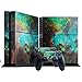 Produktbild Kosmos, Designfolie Sticker Skin Aufkleber Schutzfolie mit Farbenfrohem Design für Playstation 4 CUH 1000 1100