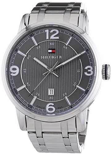 Tommy Hilfiger Watches Herren-Armbanduhr XL GEORGE Analog Quarz Edelstahl 1710345