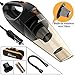Produktbild hikeren Auto Staubsauger, DC 12 106 W Handheld wet & dry Multifunktional Auto Staubsauger, 16.4 ft (5 m) Netzkabel mit Edelstahl HEPA Filter, One Tragetasche (schwarz) Verbesserte Version