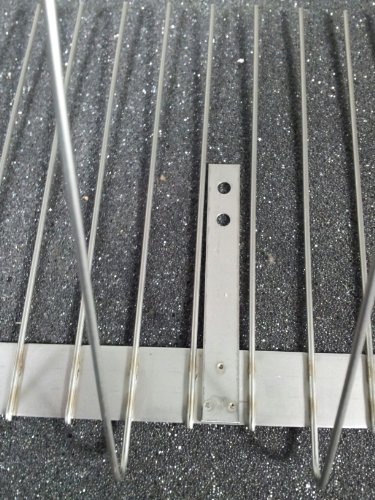 NEU 1 m für Dachrinne Rinne Edelstahl Kleinsvogelabwehr wie Spatz oder Sperling Taubenabwehr Vogelabwehr Taubenspikes NEU - 3