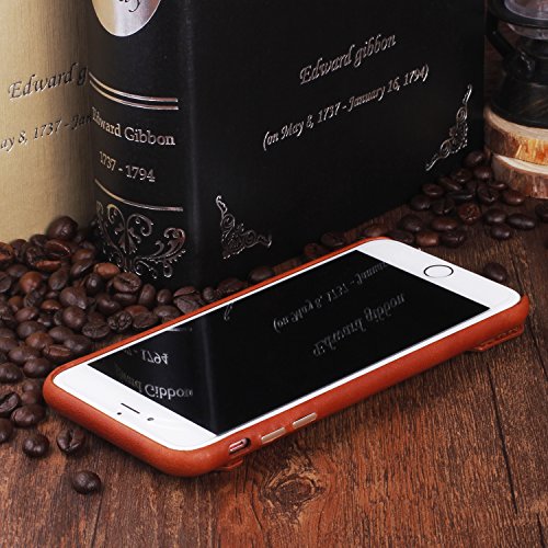 iPhone 6 Plus/iPhone 6S Plus Lederhülle Brieftasche , XGUO Dünne Leder Tasche mit Stand Halter Kreditkarten Steckplätze Für iPhone 6 Plus/iPhone 6S Plus optimale Einhandbedienung Hülle(Braun,iPhone 6 Plus/iPhone 6S Plus) - 8