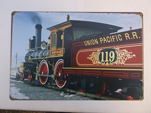 UNION PACIFIC RAILWAY METAL TIN PLATE SIGN 20 X 30 CM