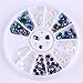 Produktbild CoulorButtons 1 Box Flat Bottom AB Jelly Chameleon Rhinestones Nail Art DIY Decoration