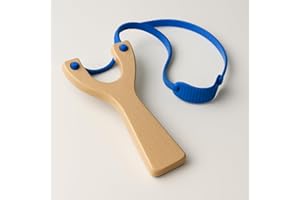 GRECA Tirachinas de madera. Diseño clásico. En madera maciza.