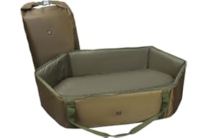 Carper Tackle Carp Cradle Fishing Unhooking Mat Oval Green With Carry Bag