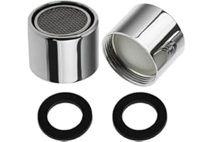 HATOOLHA® Sink Faucet Aerator Replacement Female Faucet Tap Aerators Nozzle for Kitchen Bathroom Faucet Water Saving Bubbler (NPT Female 20mm)