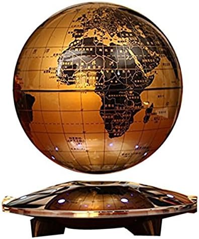 6" Gold-yellow Fascinations Levitron Globe Lon