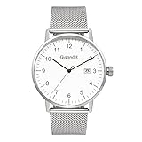 Gigandet Herren-Armbanduhr Minimalism Quarzwerk Analog mit Edelstahlarmband G26-005